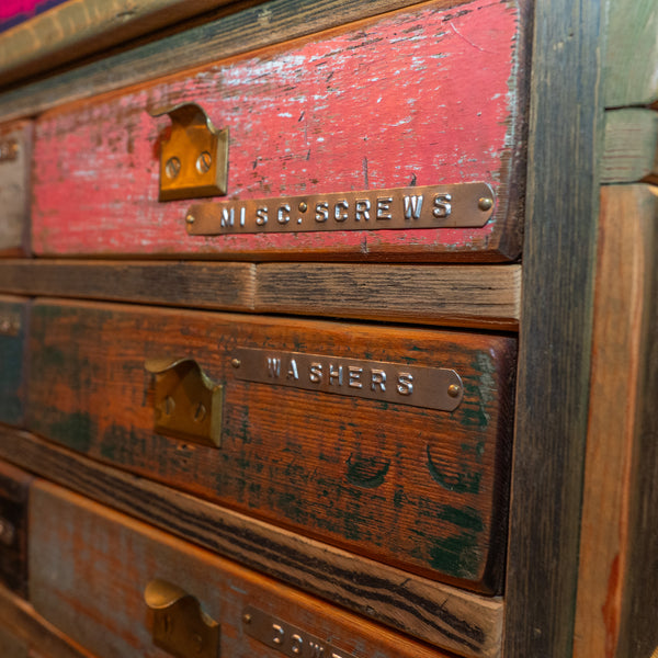 One-of-a-kind Multi-Drawer Unit