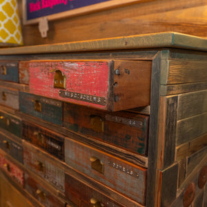 One-of-a-kind Multi-Drawer Unit