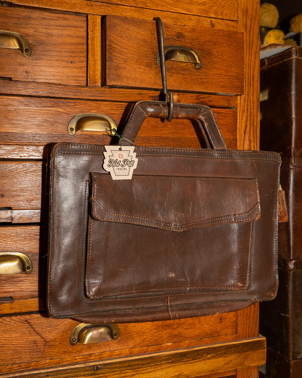 Vintage Leather Briefcase