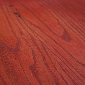 Painted Oak Table with Pulley Base