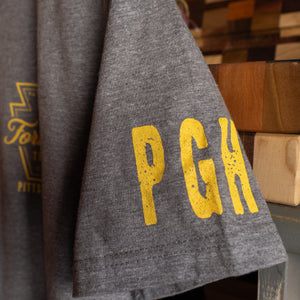 Gray T-shirt w/Keystone Logo