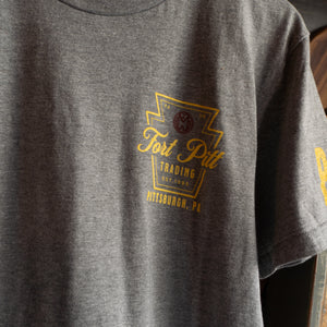Gray T-shirt w/Keystone Logo