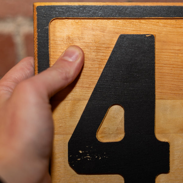 Wooden 412 Sign