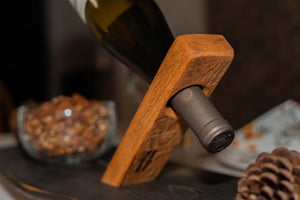 Balancing Gravity Wood Wine Bottle Holder