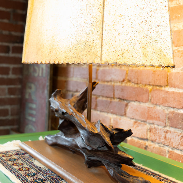 Vintage Log Lamp