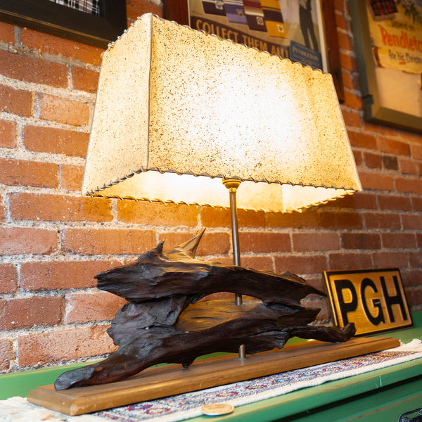 Vintage Log Lamp