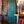 Tall Blue Restored Multi-Drawer Cabinet
