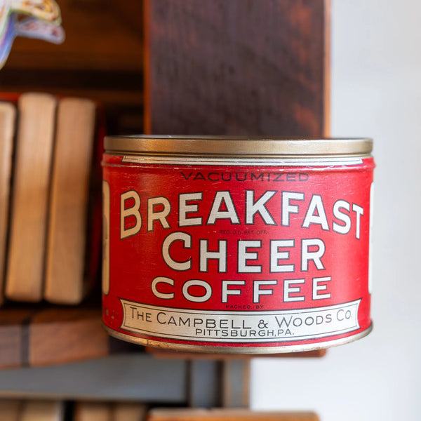 Handcrafted Wall Bottle Opener w/ Vintage Breakfast Cheer Can