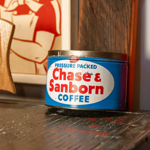 Handcrafted Wall Bottle Opener w/ Chase Sanborn Can