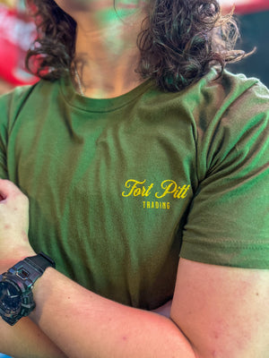 Distressed Fort Pitt Motor Oil T-Shirt