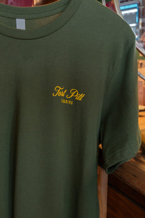 Distressed Fort Pitt Motor Oil T-Shirt