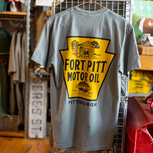 Solid Print Fort Pitt Motor Oil T-Shirt
