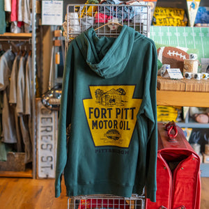 Fort Pitt Motor Oil Zip-Up Hoodie
