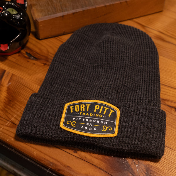 Dark Gray Fort Pitt Trading Beanie