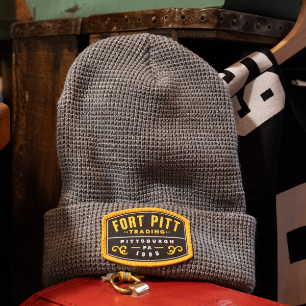 Light Gray Fort Pitt Trading Beanie