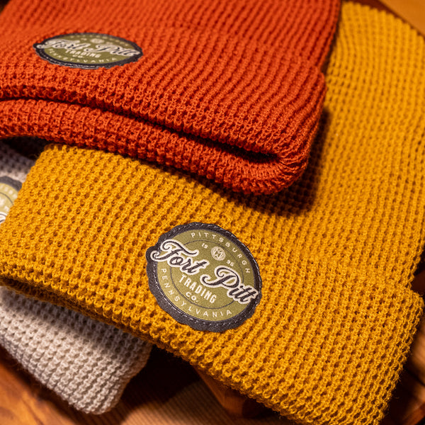 Mustard Fort Pitt Trading Beanie