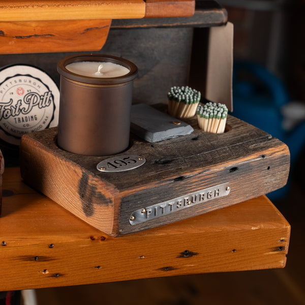 "Pittsburgh/495 Candle Holder