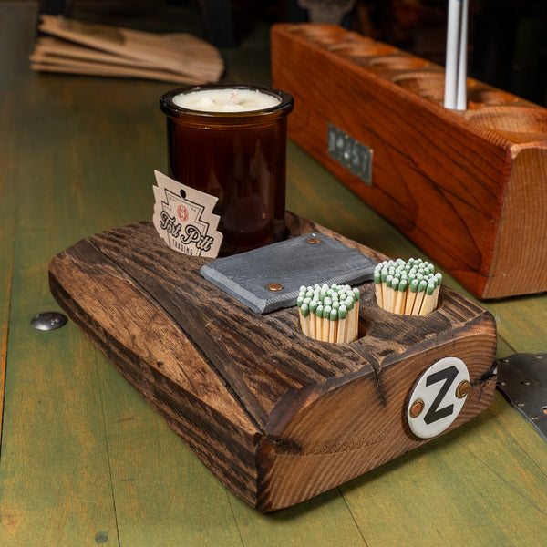 "Z" Candle Holder
