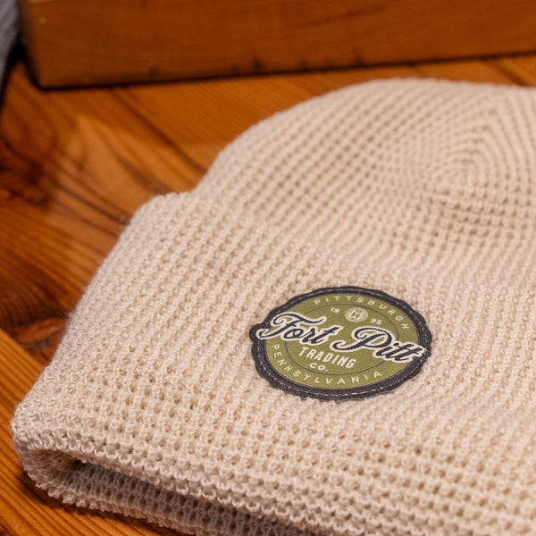 Cream Fort Pitt Trading Beanie