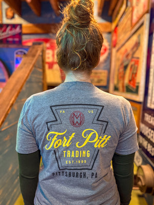 Gray T-shirt w/Keystone Logo