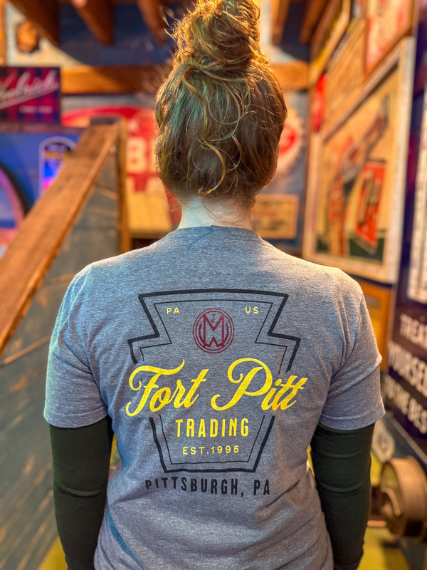 Gray T-shirt w/Keystone Logo