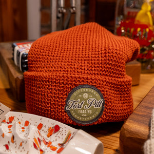 Orange Fort Pitt Trading Beanie