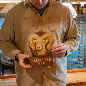 Vintage Rams Head Ale Composite Sign