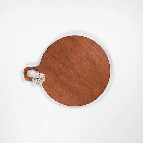 Round Cherry Cutting/Serving Board
