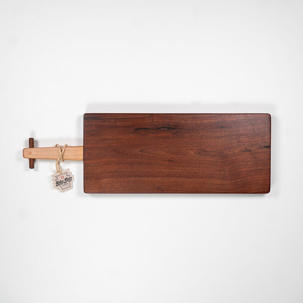 Walnut Cutting/Charcuterie Board with Maple Handle