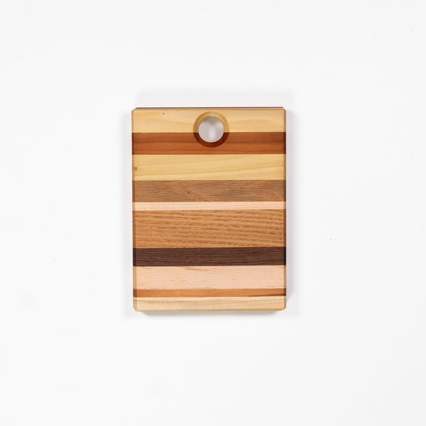 Small Striped Cutting Board