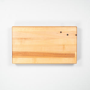 Large Cutting Board Repurposed from a Machinist Table (RED)