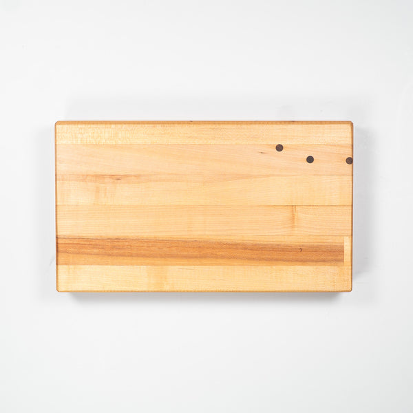 Large Cutting Board Repurposed from a Machinist Table (RED)