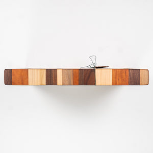 Checkered End Grain Cutting Board with Drip Edge