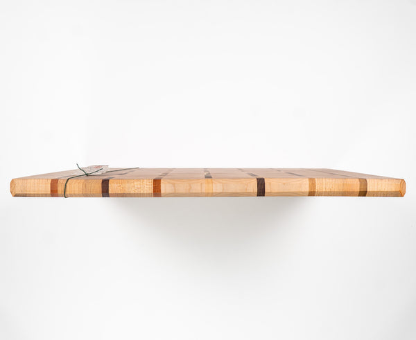 Maple End Grain Cutting/Charcuterie Board with Stripes