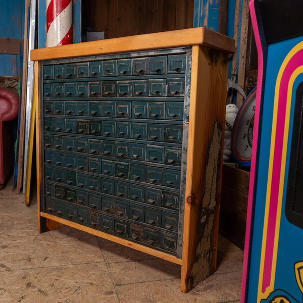 Green Multi-Drawer Unit