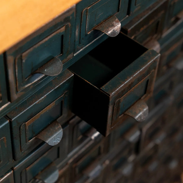 Green Multi-Drawer Unit