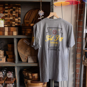 Gray T-shirt w/Keystone Logo