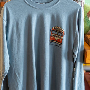 Retro 1960s Pittsburgh Bus Long-sleeve Shirt