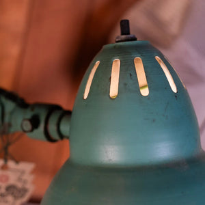 Refurbished Vintage Desk Lamp with "O"
