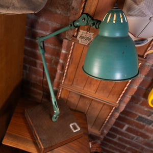 Refurbished Vintage Desk Lamp with "O"