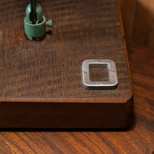 Refurbished Vintage Desk Lamp with "O"