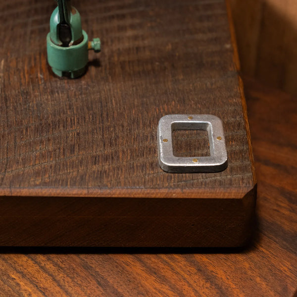 Refurbished Vintage Desk Lamp with "O"