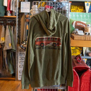 Retro 1960s Pittsburgh Bus Sweatshirt