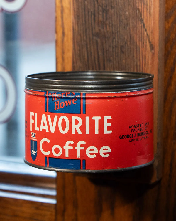 Handcrafted Bottle Opener w/ Vintage Flavorite Coffee Can