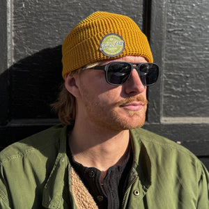 Mustard Fort Pitt Trading Beanie